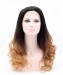 CARA Synthetic Wig Dark Brown Ombre Wig Lace Front Wig