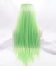 CARA Grey/Light Green Ombre Straight Fashionable Synthetic Wig