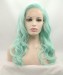 CARA Light Green Lace Front Wig Wavy Synthetic Wig