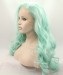 CARA Light Green Lace Front Wig Wavy Synthetic Wig