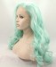CARA Light Green Lace Front Wig Wavy Synthetic Wig
