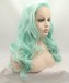 CARA Light Green Lace Front Wig Wavy Synthetic Wig