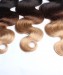 CARA Ombre Hair Bundles Peruvian Body Wave T1B/4/27 3 Tone Remy Hair Weaves Machine Double Weft 3 Bundle 