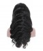 SALE! CARA Lace Front Human Hair Wigs 120% Density Body Wave Natural Black Color