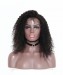 CARA 250% Density Kinky Curly Human Hair Lace Front Wigs Natrual Curly Wigs 16"