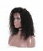 CARA 250% Density Kinky Curly Human Hair Lace Front Wigs Natrual Curly Wigs 16"