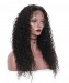 CARA 14inch Glueless Full Lace Human Hair Wigs with Baby Hair Deep Curly 150% Density