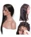 CARA Silky Straight Pre Plucked 360 Lace Frontal Wig 150% Density Lace Front Human Hair Wigs With Baby Hair