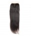 CARA Brazilian Straight Human Hair Closure with 3 Bundles Natural Color 