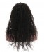 CARA Kinky Curly Silk Base Lace Front Wig Human Hair With Baby Hair 130% Density 18Inch