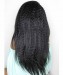 CARA Kinky Straight Pre Plucked Full Lace Human Hair Wigs For Black Women Natural Looking