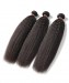 CARA Kinky Straight Brazilian Virgin Hair 3Pcs 100% Human Hair Weaving