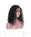 Brazilian Lace Wigs Deep Curly 16 inches 130% Density Pre-Plucked Natural Hairline