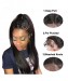 Pre Plucked Full Lace Human Hair Wigs For Women Black 180% Density Brazilian Straight Lace Wig With baby Hair 