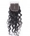 CARA Water Wave Lace Frontal Closure with Bundles 4Pcs Lot Human Hair Weaves with Closure