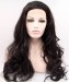 CARA Hair Lace Wig Dark Brown Long Wavy Synthetic Lace Front Wig