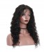 Brazilian Lace Wigs Deep Wave 120% Density Natural Black Color Wigs