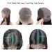 CARA 13x6 Lace Front Human Hair Wigs Straight Natural Black 250% Density Brazilian Human Hair Wigs For Women