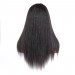 CARA Brazilian Yaki Straight 13x6 Lace Front Human Hair Wigs 250% Density Pre Plucked Deep Part Wig 