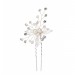  1PCS Pearl Rhinestone Hair plug wedding bride headdress handmade jewelry small hairpin wedding hair accessories for headdress 