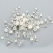  European and American brides headdress wedding accessories handmade pearl dish hair accessories. 
