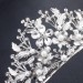 Leaf flower pearl bridal crown 1PCS