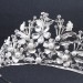 Leaf flower pearl bridal crown 1PCS