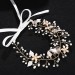 Gorgeous Rose Gold Crystal Rhinestone Pearls Wedding Hair accessories Hair Vine Hairband Bridal Headband Bridesmaids Jewelry