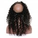 CARA Pre Plucked Deep Wave 360 Lace Frontal Closure With Baby Hair Free Part