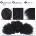 CARA HAIR Peruvian Afro Kinky Curly Hair Weave 4B 4C 100% Natural Hair Weave 3Pieces