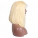 CARA 613 Blonde Lace Front Human Hair Wigs Straight Pre Plucked 130% Density Short Bob Wigs For Women