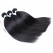 CARA Brazilian Virgin Hair Yaki Straight 360 Lace Frontal With 3 Bundles Natural Color