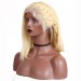 CARA 613 Blonde Lace Front Human Hair Wigs Straight Pre Plucked 130% Density Short Bob Wigs For Women