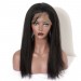 CARA Brazilian Virgin Hair Yaki Straight 360 Lace Frontal With 3 Bundles Natural Color