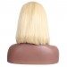 CARA 613 Blonde Lace Front Human Hair Wigs Straight Pre Plucked 130% Density Short Bob Wigs For Women