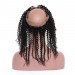 CARA Brazilian Virgin Hair Kinky Curly 360 Lace Frontal With 2 Bundles