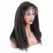 CARA 360 Lace Human Hair Wigs Natural Color Kinky Straight Wig 150% Density Brazilian Wig