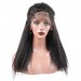 CARA 360 Lace Human Hair Wigs Natural Color Kinky Straight Wig 150% Density Brazilian Wig