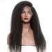 150% Density Lace Front Human Hair Wigs Kinky Straight/Coarse Yaki