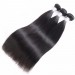 CARA 100% Brazilian Human Hair Weave Bundles Straight 3Pcs Natural Black 
