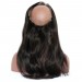 CARA Straight Brazilian Remy Human Hair 360 Lace Frontal With Natural Hairline