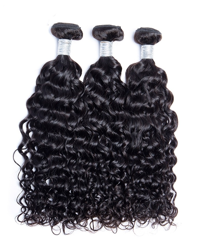 Cara 3 Pcs Brazilian Hair Weave Bundles Wet And Wavy Human Hair