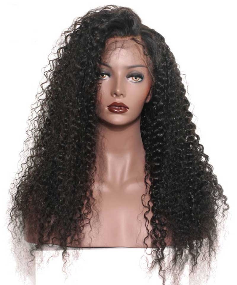 deep curly lace front wigs